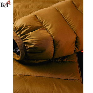 KEVEN IMPEX Classic Comfortable Eco-Friendly Breathable Winter Flight Puffer Jacket Custom Women <b>Men</b> Stand Reversible 100% Silk - Product Image 6