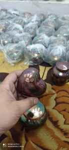 RAKU HEART WITHPET PAWS CREMATION <b>URN</b> American Style Metal <b>Pet</b> <b>Urn</b> From BRASSWORLD INDIA - Product Image 2