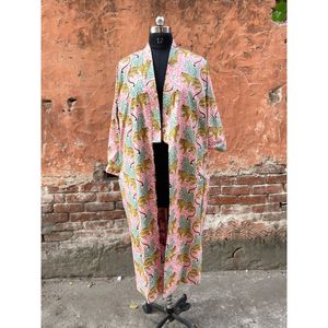 Robe de nuit longue réversible, Style Kimono, imprimé indien, Maxi, Hippie, vêtements de nuit pour femmes, nouvelle collection - Product Image 6