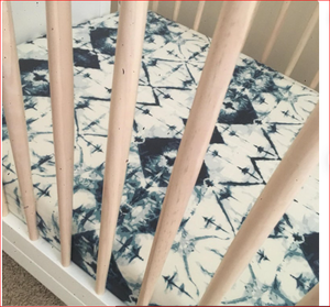 Drap de berceau pour bébé, ajusté, couleur unie - Product Image 1