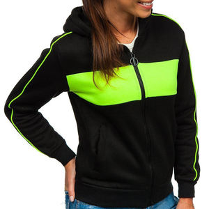 Pull à capuche pour femme, veste en molleton, surdimensionnée, sweat à fermeture éclair, tendance, - Product Image 2