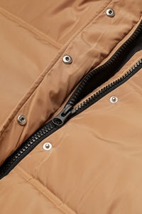 Veste matelassée légère pour femme avec col montant et manteau isolé chaud à l'avant zippé pour les voyages en plein air ou un usage quotidien - Product Image 4