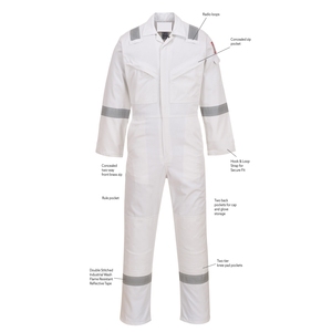 Overoles DE TRABAJO unisex antiestáticos resistentes a altas temperaturas de seguridad de calidad especial OEM, construcción industrial personalizada - Product Image 1