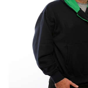 Customized half zipper <b>neon</b> green Men Casual Wear Sweat <b>Shirt</b> Hoodies For Adults With Top Quality and new Fashion - Product Image 5