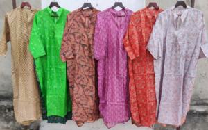 Pure Silk <b>Thermal</b> <b>Dress</b> Comfortable Night Suit for Summer - Product Image 2