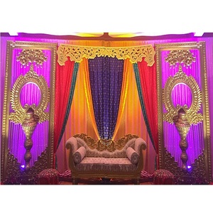 Arabian <b>Wedding</b> Stage Jhumka Panel FIJI Muslim Nikah Stage Jhumka <b>Frames</b> Top <b>Wedding</b> Stage Jhumka <b>Frames</b> Ontario - Product Image 1