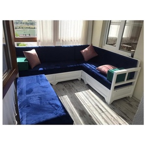 Conjunto de sofá esquinero en forma de L para sala de estar, juegos de esquina de lujo, asiento de esquina, cama - Product Image 1