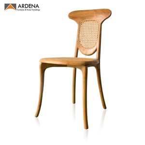 Respaldo alto de cuero Durable Ocio Silla de sala de estar Muebles de madera de estilo antiguo para dormitorio Sala de estar Hotel o Villa Uso - Product Image 3