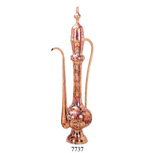 กาน้ำชาทองเหลืองแบบดั้งเดิมของอาหรับ คุณภาพดีที่สุด ราคาถูก รับสั่งทำตามแบบ - Product Image 6