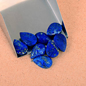 Cabujones de Lapislázuli Natural en Forma de Pera, Pulidos por Ambos Lados, Tamaño 7X5MM, Joyería de Alta Calidad al Mejor Precio de Fábrica - Product Image 3