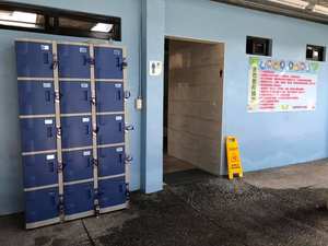 Small Size ABS Plastic Coin Operated Locker with stainless lock for Swimming Pool - Product Image 4