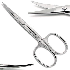 กรรไกรตัดเล็บแบบโค้งสำหรับทำเล็บ,เล็บเท้าคมพิเศษตัดเล็บสเตนเลสสตีล3.5นิ้วได้รับการรับรอง CE - Product Image 3