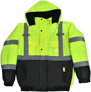 2022 Reflective Jacket High Visibility Workwear Zipper Worker Safety Jacket - Product Image 5