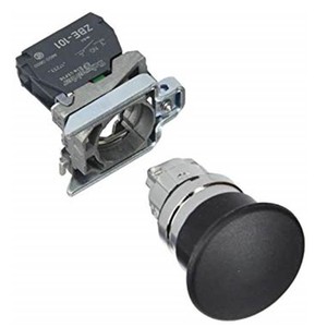 Harmony 22mm 1NO XB4 Métal Jaune Ressort affleurant Retour Schneider Bouton Poussoir - Product Image 4