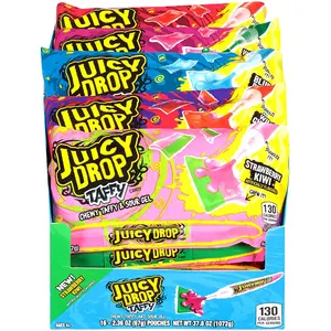 Bazooka Juicy Candy Drop Taffy (Gói 16 Chiếc)