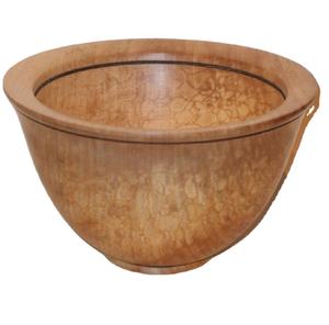 Bol fait main en bois massif naturel pour servir des salades et des fruits Design élégant pour la cuisine à domicile et la table - Product Image 1