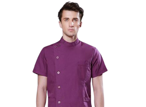 Conjunto de ropa de hospital para mujeres y hombres, set de ropa de diseño a la moda de estilo europeo y ajuste delgado para médicos, matorrales dentales, salón de belleza - Product Image 2