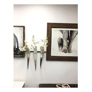 Soporte decorativo de metal, cuerno decorativo medieval con y soporte de cuerno para el mejor cuerno pulido - Product Image 2