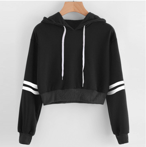 Sudaderas con capucha para mujer, top corto de alta calidad con diseño personalizado, novedad - Product Image 6