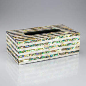 Servilletero de nácar, soporte de pañuelos MOP de color exclusivo para mesa de cena, pieza central para los más vendidos - Product Image 4