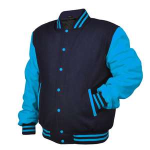 Nueva chaqueta de invierno Letterman personalizada, abrigos universitarios de cuero de lana térmica con logotipo bordado OEM, cantidad a granel de talla grande para hombres - Product Image 3