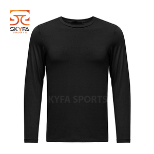 T-shirts de sport à col rond pour hommes T-shirt de sport à motifs col rond sportif T-shirt anti-boulochage respirant - Product Image 1