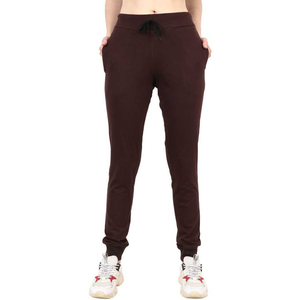 Haute qualité Offre Spéciale solide marron femmes Streetwear survêtement pantalon plat Hip Hop tenue décontracté pour les Sports d'hiver course Yoga - Product Image 4