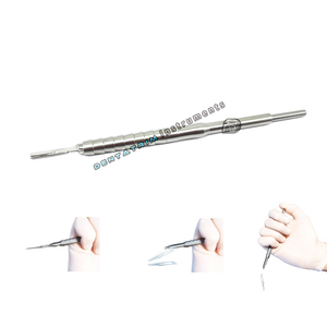 Manche de scalpel dentaire à lame descendante Manche de scalpel à lame rétractable Ce PK 6 ans Instruments dentaires en acier inoxydable - Product Image 6