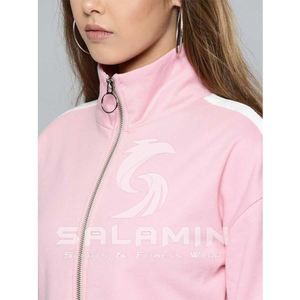 Novedad 2021: Sudadera con capucha de invierno al por mayor, estilo urbano, con logo personalizado, a cuadros, para mujer, ropa deportiva informal. - Product Image 5