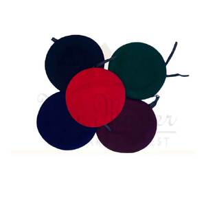 Béret de cérémonie personnalisé 100% laine, chapeau français respirant pour hommes - Product Image 5