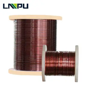 Fio elétrico de pvc isolado, 1 sq mm, cabo elétrico de 1.5mm, esmaltado, retangular, cobre, quadrado, para venda