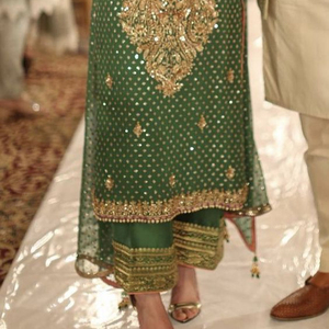 ชุดเดรสกางเกงขายาวสวยปักลายด้วยลูกปัดแก้วคริสตัล,DABKA,เหมาะสำหรับใส่ไปปาร์ตี้/งานแต่งงาน @ 2022 - Product Image 1