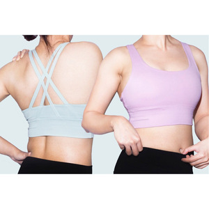 Impact élevé femmes soutien-gorge de yoga entraînement sportif rembourré push up antichoc soutien-gorge de sport de formation - Product Image 5