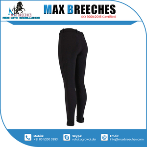 Hot Selling Stretchable Horse Riding <b>Knee</b> <b>Patch</b> Breeches Best Price Leather Protection From Indian Exporter - Product Image 6
