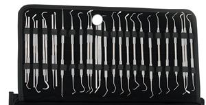 ชุดเครื่องมือตรวจฟันแบบครบวงจรแหล่งพลังงานแบบแมนนวลทำจากเหล็ก62ชิ้น - Product Image 2