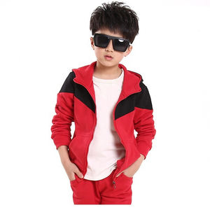 Survêtement en polaire pour enfants, 2 pièces, ensemble de haute qualité, pour garçons, 2020 - Product Image 1