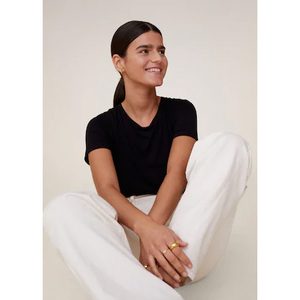 Customised Custom in Bulk <b>Clothes</b> Tee Shirt Blank Plain T-shirts Women T Shirts - Product Image 5