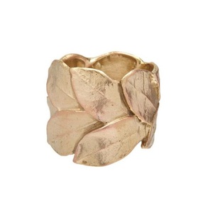 Anneau de serviette en feuille de métal, taille personnalisée vaisselle de Table anneau de serviette fantaisie décoratif meilleure qualité vente en gros anneau de serviette de créateur - Product Image 1