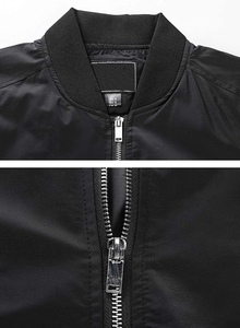 เสื้อแจ็กเก็ตบอมเบอร์สำหรับผู้ชายเสื้อกันลมผ้าใบแฟชั่นกันลมด้านหน้าสำหรับผู้ชาย - Product Image 4