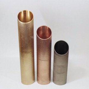 Jarrón de tubo hecho a mano, jarrón decorativo de escritorio, jarrones de tubo de Metal dorado, fabricante al por mayor, nuevo estilo - Product Image 4