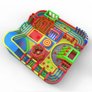 CQ kaleler ve slaytlar ile CQ kapalı oyun alanı şişme Park oyun alanı <span class=keywords><strong>Paradise</strong></span> cennet - Product Image 1