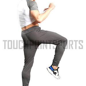 Joggers altos personalizados para hombre al por mayor, transpirables, cómodos, ropa deportiva de talla grande, lona antiarrugas estampada de estilo informal de invierno - Product Image 4