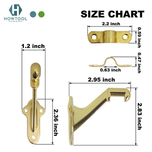 Giá Đỡ Lan Can Tiện Ích Bằng Đồng Thau Khung Tay Vịn Ổn Định Và Bền - Product Image 2