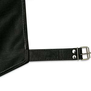 Logo personnalisable poches en cuir noir tablier de barbier outils de coupe de cheveux PE matériel taille Type Salon alimentaire Restaurant Commercial - Product Image 4