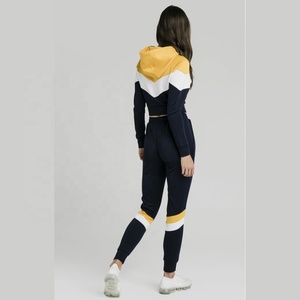 Ensemble de survêtement court à capuche et pantalon de jogging en molleton doux et respirant pour l'entraînement, la salle de sport, la course à pied, les vêtements de sport décontractés, tenue deux pièces - Product Image 3