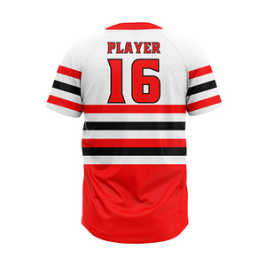 Venta al por Mayor de Camisetas de Baloncesto 100% Poliéster, Transpirables, Sublimadas, Tallas Grandes, Cuello Redondo, Cierre con Botones - Product Image 6