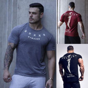 ใหม่ฟิตเนสยิมชายกล้ามเนื้อกีฬา Tshirt - Product Image 2
