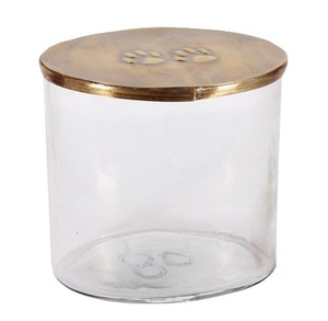 Glass <b>Pet</b> Cremation <b>Urn</b>, Paw Mark <b>Urn</b> - Product Image 5
