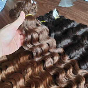 Cabello vietnamita de doble estiramiento, color ombré, Rubio, 99J, 100% crudo, alta calidad, cantidad mínima de 100GR, venta al por mayor - Product Image 2