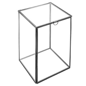 Boîte à bijoux haut de gamme de haute qualité faite à la main avec le meilleur support de miroir en métal pour colliers - Product Image 5